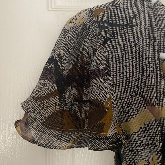 Anthropologie Maeve Silk Floral Dress - Picture 7 of 13